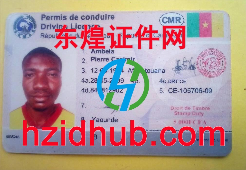 制作高仿喀麦隆驾驶证