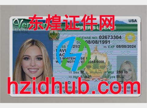 制作高仿美国佛蒙特州驾驶证