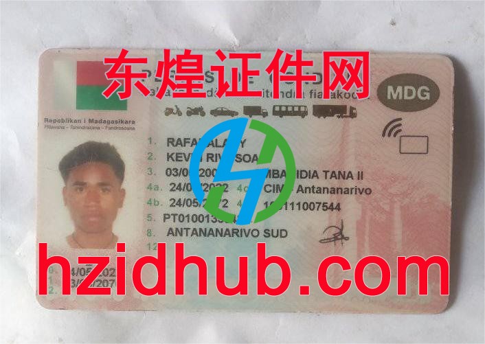 制作高仿马达加斯加驾驶证